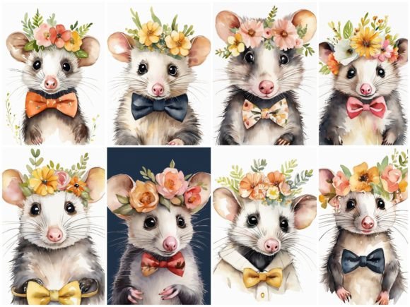 Download 32 Images Baby Opossum Flower Crown - Flower Collection