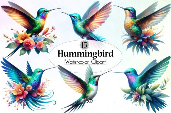 Download Hummingbird Watercolor Clipart - Hummingbird watercolor Collection