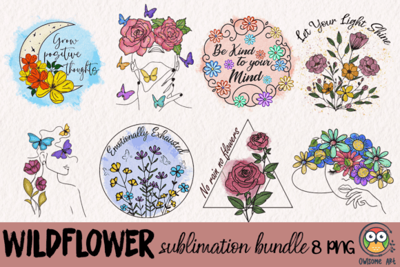 Download Wildflower Bundle Sublimation - Flower Collection
