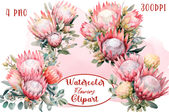 Download Winter Flowers Watercolor Collection - Flower Collection