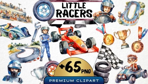 Download Racing Nursery Clipart Bundle - Nursery Collection