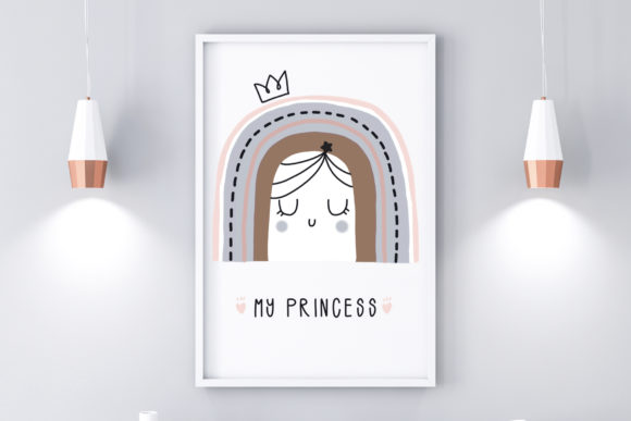 Download Nursery Wall Art - My Princess Cute WallArt - Nursery Collection