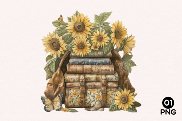 Download Whimsical Summer Sunflower Clipart - Flower Collection