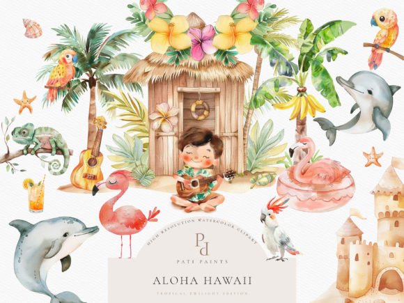 Download Aloha Hawaii Nursery Clipart Collection - Nursery Collection