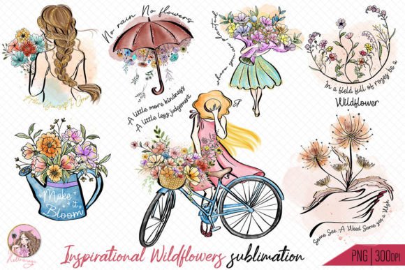 Download Inspirational Wildflower Bundle - Flower Collection