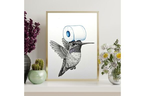 Download Playful Hummingbird Printable Wall Art - Hummingbird printable Collection