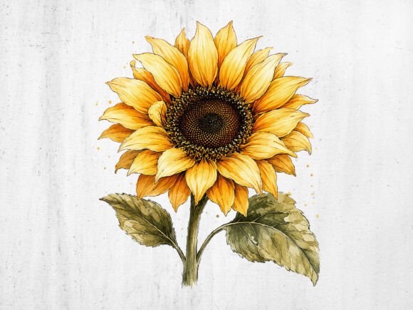 Download Sunflower PNG Digital Clipart Download - Flower Collection