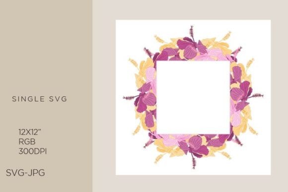 Download Hibiscus Flowers Tropic Frame - Flower Collection