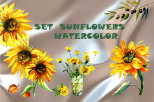 Download Set Sunflowers - Flower Collection