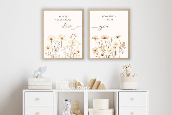 Download Wildflower Nursery Wall Art - Flower Collection