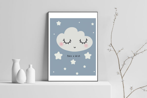 Download Nursery Wall Art-Make a Wish-cutewallart - Nursery Collection