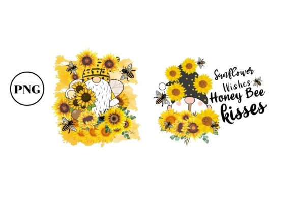 Download Sunflower Wishes Honey Bee Kisses - Flower Collection