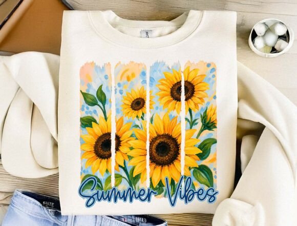 Download Sunflower Summer Vibes PNG - Flower Collection