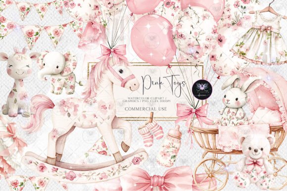 Download Toile Nursery Clipart Chinoiserie Pink - Nursery Collection