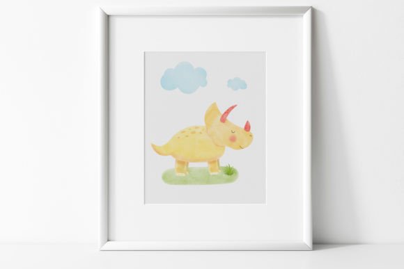 Download Yellow Dinosaur Nursery Wall Art - Nursery Collection